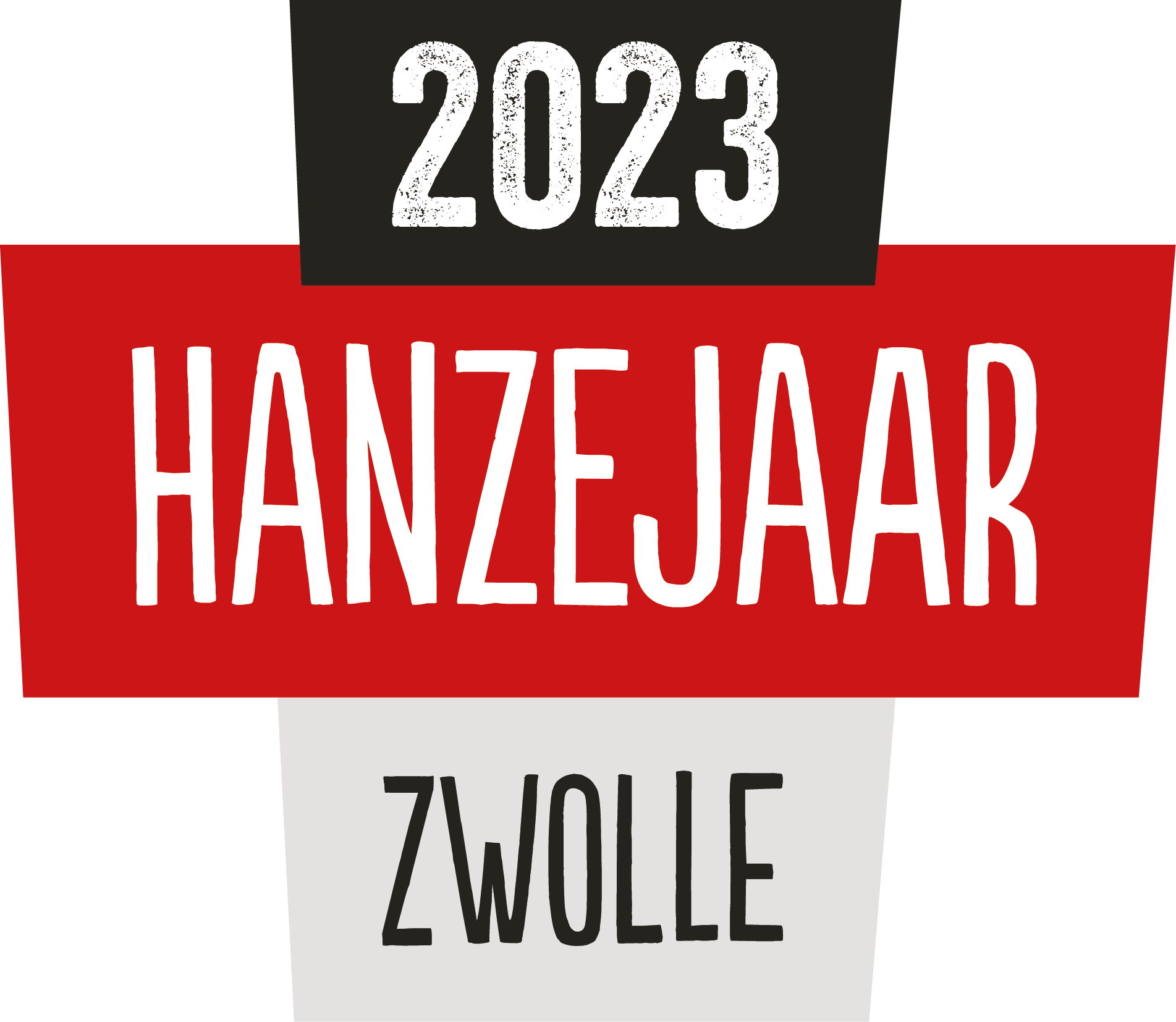 LOGO Hanzejaar Zwolle Rood